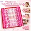 SAIA 70 Cái / bộ Dây Buộc Tóc Bé Gái, Thiết Kế Nơ Mềm Mại Co Giãn Phụ Kiện Tóc, Hình Ngôi Sao Co Giãn Thiết Kế Hoa Kẹp Tóc Bé Gái Trẻ Em