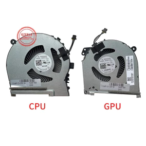IiLaptop CPU GPU quạt làm mát cho HP OMEN Air 15-dh0161TX 15-DH TPN-C143 L64445-001 ND8CC01 -18L04 -18L05-18L06-18L07 DC12V *