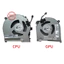 IiLaptop CPU GPU quạt làm mát cho HP OMEN Air 15-dh0161TX 15-DH TPN-C143 L64445-001 ND8CC01 -18L04 -18L05-18L06-18L07 DC12V *