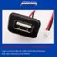 TMOY USB 2.0 Nữ Power Ja USB2.0 Cổng Sạc Cổng Kết Nối Với Cáp Sạc USB Soet TMOY