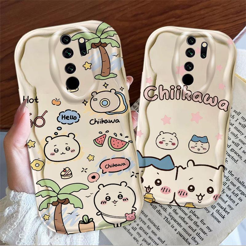 Thích hợp cho Redmi 9 Prime Note 8 Pro 3D Phim hoạt hình nghệ thuật TPU mềm Usagi Chii Kawa Vỏ điện thoại chống sốc