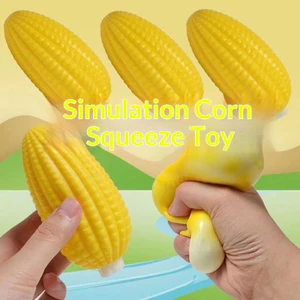 Đồ chơi Squishy ngô thực tế Giảm căng thẳng vui nhộn cho trẻ em và người lớn - Chơi cảm giác mềm mại & nảy nở