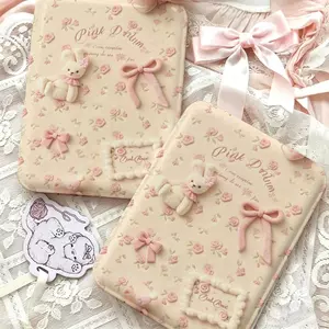 Thỏ bú hoa hồngChất liệu bền đẹp, kiểu dáhoa hiện đại Gương ngrahoa điểm gấp cao cấp