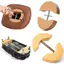 MJnmc Mũ Gỗ Cáng Có Thể Điều Chỉnh 4 Chiều Nắp Bảo Trì Cho Fedora Và Mũ Bóng Chày Mũ Gỗ Bền Ra Để Bảo Quản Gia Đình Mới