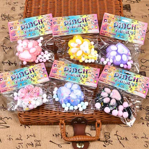 Đồ chơi Squishy gia đình Pinch dễ thương Bộ đồ chơi đất sét mềm để giảm căng thẳng và vui nhộn