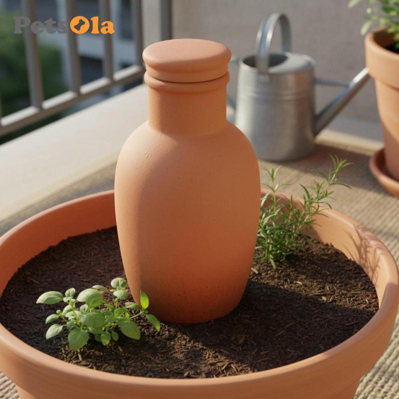 4 Miếng Đất Sét Tưới Cây Nón Chậm Phân Tán Dần dần Thiết Bị Tưới Nước Tự Động Chắc Chắn Dụng Cụ Làm Vườn