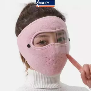 Mặt nạ ấm mùa đông MAKY dành cho nữ Thi Ne Bảo vệ Earmuffs Cưỡi chống gió lạnh và chống sương giá VN