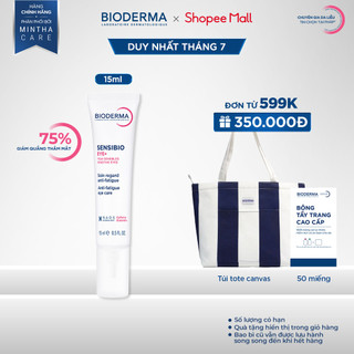 Gel dưỡng mắt 3 tác động thế hệ mới Bioderma Sensibio Eye+ 15ml