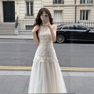 Đầm sát nách ôm dáng kiểu Pháp nhẹ nhàng và xinh đẹp cho Nữ mùa hè độc đáo