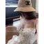 Đầm dây buộc nơ hoa nhỏ mùa hè dành cho nữ phong cách thuần khiết Desire Girl Hot Girl Slim-fit Slimmer Look Outer Wear a-line S