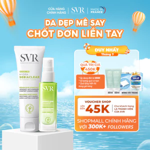 Combo giảm mụn, dưỡng ẩm SVR Sebiaclear Serum 30ML và Sebiaclear Hydra 40ML (CBG13)
