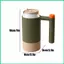 Tay uống lạnh Vỏ tường đôi cách nhiệt di động có tay cầm Chai làm mát tay cầm cho Soda Cắm trại ngoài trời jiwvn