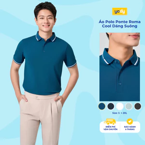 Áo Polo Ponte Roma Cool Dáng Suông Yody MAPO25S051
