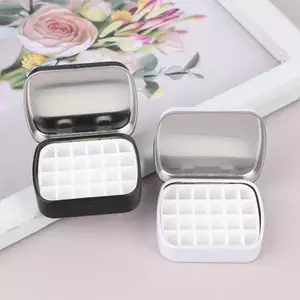 VFZ Di Động Trống Màu Nước Hộp Thiếc 12 / 24 Lưới Mini Màu Nước Sơn Bảng Du Lịch Tranh Khay Sơn Nghệ Thuật Đồ Dùng Louislifecool