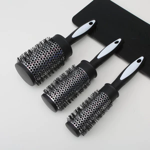 Nhà máy Bán Hàng Trực Tiếp Làm Tóc Tạo Kiểu Tóc Lược Len Nylon Hình Trụ Uốn Cán Lược Nhiệt Dẫn Điện Ống Nhôm Lược Nổ Dụng Cụ Làm Tóc26070204