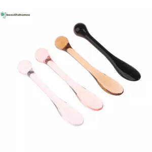 BeautifulHomeA 1 / 3 Chiếc Acrylic Thìa Mỹ Phẩm Muỗng Có Hộp Mặt nạ Kem Bùn Trộn Thìa Dụng Cụ Làm Đẹp Thấm Hút Con Lăn Mặt Applicator VN