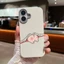 Ốp Da PU Họa Tiết Mèo Yawning Dễ Thương Cho Xiaomi 15 14T 13T Pro Poco C71 X4 GT M7 Pro Nhẹ Mỏng Đơn Giản Chống Sốc