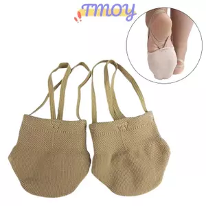 TMOY Nhịp điệu Thể Dục Dụng Cụ Mềm Nửa Sos Nghệ Thuật Tập Gym Giày Khiêu Vũ Chuyên Nghiệp Đế Sos Bảo Vệ Chân Giày Khiêu Vũ Co Giãn ﻿ ĐỒNG HỒ