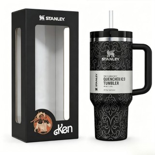 Stanley x Barbie Icon Quencher H2.0 FlowState 40oz, cốc giữ nhiệt có tay cầm, không BPA, bộ sưu tập giới hạn