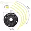 GE Thép Máy Cắt Cỏ Đầu Miễn Phí 4 Dòng Thay Thế Xăng / Cỏ Lithium Cắt Đầu Loại Bỏ Sân Vườn Cỏ Chổi Một Phần VN