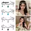 SHUPUN Elf Tiara, Vương miện cổ tích bằng kim cương giả hợp kim, Phong cách cổ điển Lá Phụ kiện tóc Trang phục Phụ kiện