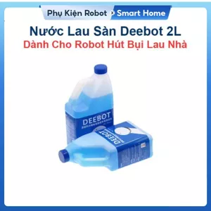 Nước Lau Sàn Nhà Deebot 2L Dành Cho Robot Hút Bụi Lau Nhà, Sạch Sàn, Khử Khuẩn, Làm Mềm Nước & Bảo Vệ Robot.