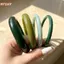 HFSHY Bohemian 4 Vòng Tay Nhựa Acrylic Mờ Màu Xanh Dương Vòng Tay Không Phai Màu Hoàn Hảo Cho Mùa Hè Đi Biển Kỳ Nghỉ Chuyến Đi VN