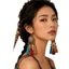 Bông tai phong cách Bohemian Nữ 2026 Bông tai ngày lễ phong cách dân tộc