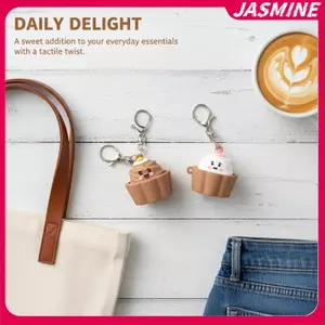 JASMINE Fidget Mini Bánh Clier Nút Đồ Chơi Giảm Căng Thẳng Áp Lực Móc Khóa Dành Cho Học Sinh Tặng Đảng Túi Filler JASMINE
