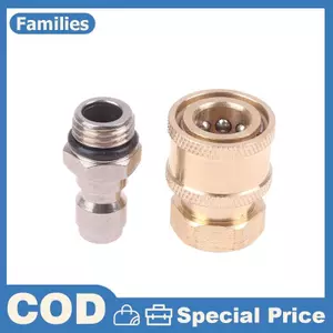 Khớp nối máy rửa áp lực cho khớp nối sân vườn Các bộ phận thay thế Đầu nối Qui 1 / 4 Đầu nối máy làm sạch áp lực cao