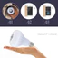 < CarFashion > Bóng đèn LED E27 không dây tương thích Bluetooth có điều khiển từ xa