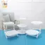 1 / 2 Chiếc Bánh Đứng Đĩa Cupcake Snas Đĩa Giỏ Trái Cây Sáng Tạo Ba Lớp ELWW