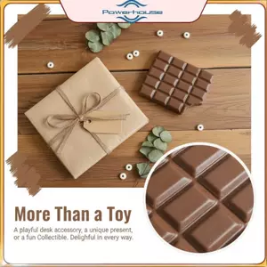 POWER Chocolate Tăng Chậm Cảm Giác Fidget Đồ Chơi Giảm Căng Thẳng Chống Lo Âu 1 Mềm Không Độc Hại Cho Trẻ Em Người Lớn Văn Phòng Quà Tặng Tại Nhà.