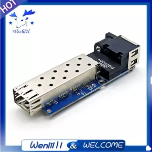 Mô-đun thu phát 100 / 1000M Bộ chuyển đổi phương tiện sợi Mini Khe cắm Gigabit PCBA Công tắc Ethernet quang