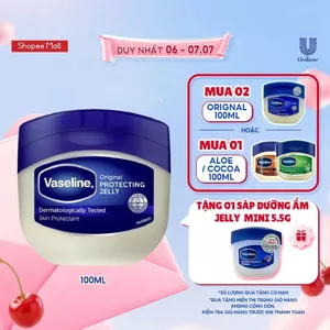 Sáp Vaseline Protecting Jelly dưỡng ẩm 100ml/85g (Chọn Original / Cacao Butter / Aloe)