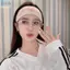 Dây buộc tóc JVSUB, Băng đô dệt kim thoáng khí chống trượt, nơ co giãn thời trang màu trơn Headwrap nữ