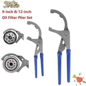 Công cụ loại bỏ cờ lê NOTE1, Công cụ loại bỏ bộ lọc 9 / 12 inch loại kẹp, Dụng cụ cầm tay màu xanh có thể điều chỉnh