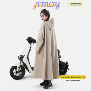 TMOY Thiêned Nâng Cấp Người Lớn Chống Thấm Nước Áo Mưa Xe Máy Xe Đạp Điện Kéo Dài Một Mảnh Poncho Dành Cho Nam Nữ Bền Chống Thấm Nước Đi Xe Thiết Bị TMOY