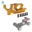 Giá đỡ động cơ có thể điều chỉnh bằng kim loại cho 104072 104001 104002 Phụ kiện nâng cấp xe RC 1 / 10, màu vàng