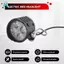 36V-60V E-Bike Đèn Pha EScoooter LED Đèn Trước Xe Đạp Điện Xe Đạp Xe Máy Chống Thấm Nước Sừng Bộ Đèn Pha