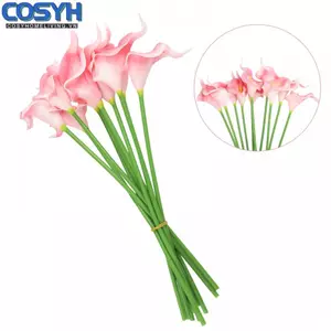 <cosyh>Calla Lily Bouquet Maintenance-Free Realistic Appearance Silk-Like Finish