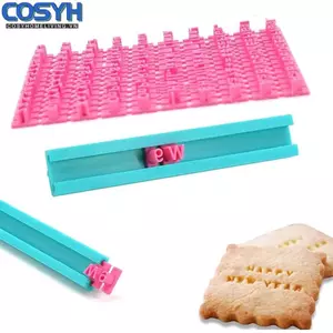 <cosyh>Cookie Cake Mould Food-safe Multifunction Plastic Reusable Robust Practical