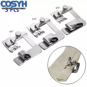 <cosyh>for Electric Sewing Machine rolled hem foot Metal Sewing Machine Accessories