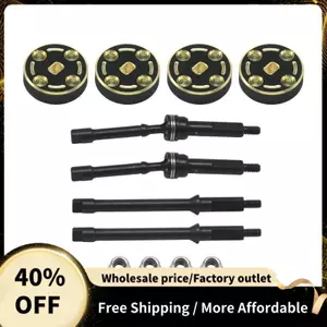 Dành cho phụ kiện nâng cấp 1 / 30 SCX30- Trục truyền động màu đen với bộ phận thay thế bộ trọng lượng 4mm