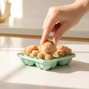 Doutie Silicone Gấu Ice Cube Khay 1 Cái Cho DIY Cà Phê Trà Sữa Hình Dạng Sáng Tạo Dễ Dàng Phát Hành Cho Các Bữa Tiệc Làm Lạnh VN
