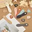 HFSHY Túi Da Bule Handmade Nút Ví Khóa Bule Thẻ Pa Bule Cho DIY Túi Xách Phụ Kiện VN