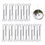 Littleloves1 5-20 Cái 4.3 Inch Nến Wi Giá Đỡ Kẹp Wi Fixer Giá Đỡ Bằng Thép Không Gỉ Để Làm Nến Kim Loại Wi Tập Trung Thiết Bị Dụng Cụ VN