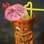 100 Ô dù Cocktail bằng giấy hỗn hợp cho phụ kiện đồ uống nhiệt đới dự tiệc