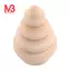 Trống DIY Gỗ Cây Giáng Sinh Peg Búp Bê Tiệc Bánh Toppers Gói 10