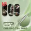 Nhíp kẹp trà đạo Kongfu kim loại tông màu bạc dài 7.4 "